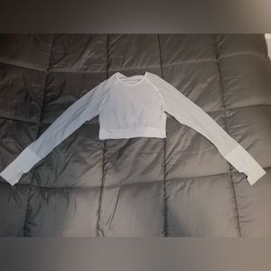 Light Grey Long Sleeve Gym Shirt